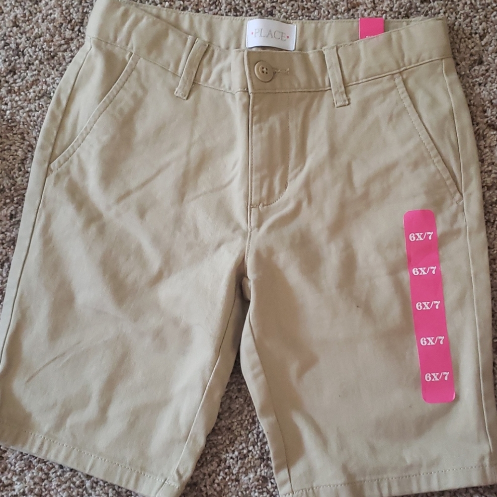Tan dress shorts